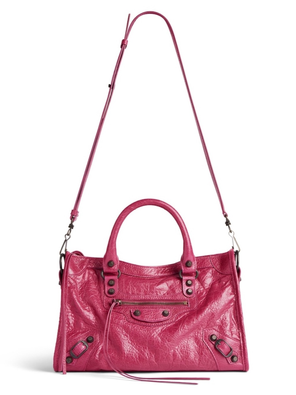 Balenciaga Le City Bag Small in Framboise Pink